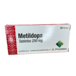 Metildopa 250mg X 10 Tab Jl Pharma